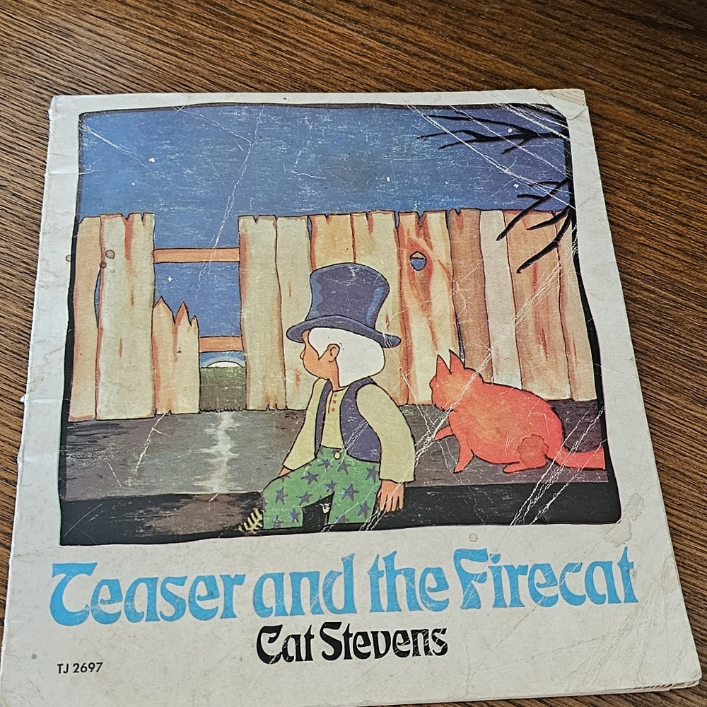 Rare! Cat Steven's Teaser and the Firecat children's book 1972